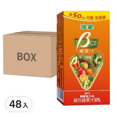 波蜜 果菜汁, 含β-胡蘿蔔素、維生素C和維生素E, 24入, 300ml, 48入