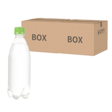 Tamsaa 無標籤青蘋果風味氣泡水, 500ml x 20 瓶, 40瓶