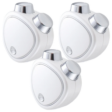 Panatec 沛莉緹 EMS緊致拉提美容儀, 舒適按摩 三段強度 USB充電, K-542, 白色, 3個