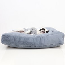  레드퍼피 네프 쉘 사각 강아지 방석, 다크그레이 