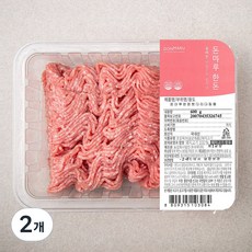 돈마루 한돈 뒷다리 다짐육 (냉장), 600g, 2개