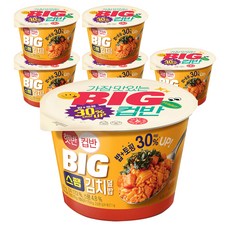 햇반컵반 BIG 스팸김치덮밥, 328g, 6개