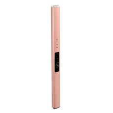 USB充電脈衝香薰蠟燭點火器, 20cm加長設計, 防風點火, 無油, 伸縮收納, 粉色, 1個