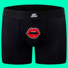 SEXYCHAMPION 남성 스판 사각 팬티 LIPS