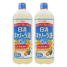 OilliO 油菜籽油 , 嚴選優良芥花籽製成, 1kg, 2瓶