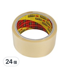3M Scotch 透明膠帶 6捲裝, 48公厘x90碼, 黏性持久不易斷裂, 透明, 24個