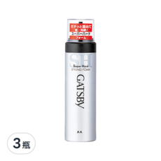GATSBY 強黏造型慕絲, 185g, 3瓶