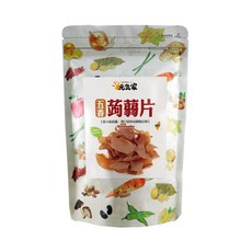 元氣家 高纖五香蒟蒻片, 口感Q彈有嚼勁, 富含膳食纖維, 低卡低熱量, 台灣製造, 200g, 1包