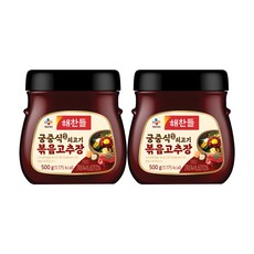 Haechandeul 皇家牛肉炒紅辣椒醬, 500克, 2個