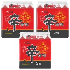 신라면 120g, 15개