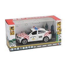 無品牌 樂彩森林聲光迴力警務車，兒童玩具，迴力車，聲光玩具，警車模型，寶寶玩具, 不適用, 1台