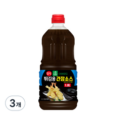 이엔 일식 튀김용 간장 소스, 1.8L, 3개