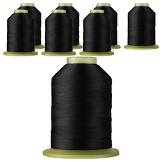 COTTONVILL 高級縫紉機線 Set 2捲, 45'S/2, 色號C082, 1700公尺, 100%聚酯纖維, 韓國製, C082, 8捲