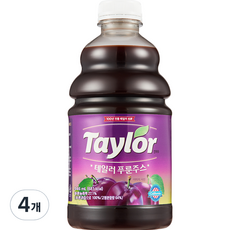 테일러 푸룬주스, 946ml, 4개