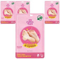 온더바디 코튼풋 발각질팩하자 풋 필링마스크, 1개입, 4개, 40ml