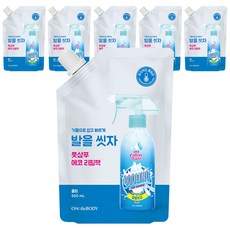 온더바디 코튼풋 발을 씻자 풋샴푸 쿨링 리필, 1개입, 6개, 500ml