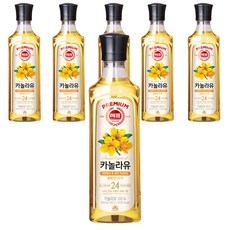 해표 카놀라유, 500ml, 6개