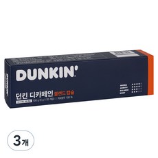 던킨도너츠 디카페인 블렌드 캡슐커피, 5g, 20개입, 3개 5g, 60개, 60개
