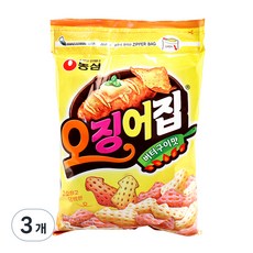 농심 오징어집 지퍼백, 260g, 3개