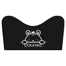 GOGOBIZ 夠夠比吉 拉鍊式機車龍頭罩, 全遮光/防曬/防雨, 抗紫外線達99%以上, 耐水壓值7000mm以上, 適用50-150cc機車/電動機車, 95 x 52cm, 兔兔