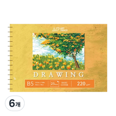 DOOSUNG PAPER Art Prince繪圖春季素描本 220g D01, 6個, 25張, B5