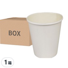 205紙杯 7oz 白色一次性紙杯 (50個x40組) 適用於辦公室、聚會, 50個, 40組