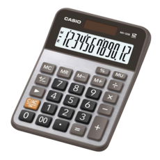 CASIO 卡西歐 雙電源商用計算機 12位數, MX-120B, 1個