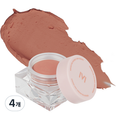  매드피치 무드 믹스 크림 블러셔 10g, 05 아몬드 플러쉬, 4개 