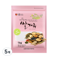 류씨네 쌀가루 국산, 1kg, 5개