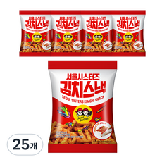 서울시스터즈 김치스낵, 90g, 25개