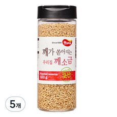 햇님마을 국산 100% 깨가 쏟아지는 우리집 깨소금, 100g, 5개