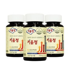 닥터피플 키움정 성장발육 건강기능식품, 240정, 3개