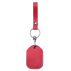 FANCY LIFE 門禁磁扣卡套 方形 紅色, 方便攜帶 門禁卡保護套, 1個