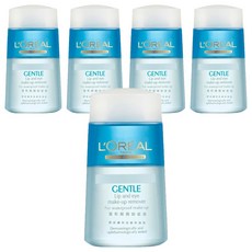 L'OREAL PARiS 巴黎萊雅 溫和眼唇卸妝液, 溫和配方, 輕鬆卸除濃密眼妝, 125ml, 5瓶