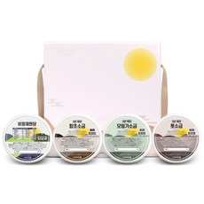 單心禮物禮盒：原糖250g+綠茶鹽300g+辣木鹽300g+香菇鹽300g, 1套