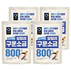 清淨園 800℃ 烤鹽，800℃高溫加熱，去除有害成分，健康的烤鹽，含100% 國內產天日鹽，500g, 4包