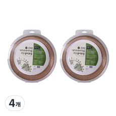 스타 에어프라이어용 종이호일 23cm 50p, 4개