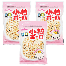 MAEDA 大阪前田製菓 乳球小粒燒菓子 蛋酥, 7個月以上寶寶適用, 日本國產原料選用, 100g, 3包