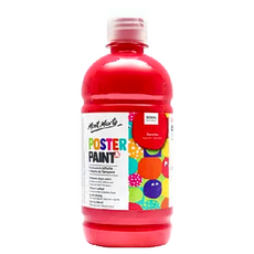 Mont Marte 蒙瑪特 海報廣告顏料，500毫升 - 深紅色, 500ml, 1色