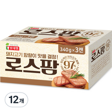 롯데웰푸드 로스팜97, 340g, 12개