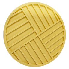 KOUJI叩吉好物 矽膠隔熱墊, S10奶油黃22cm 2入組, 奶油黃, 1組