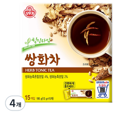 오뚜기 쌍화차, 13g, 15개입, 4개