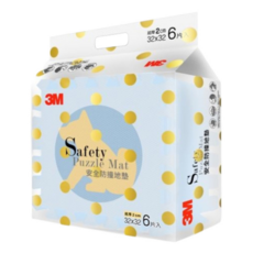3M 安全防撞地墊, 藍底黃, 1組