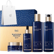 닥터지 블랙 스네일 프레스티지 토너 150ml + 에멀전 150ml + 앰플 50ml + 크림 50ml 4종 세트, 토너150ml+에멀젼 150ml+앰플50ml+크림50ml, 1세트