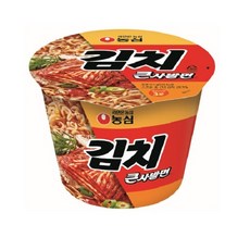 농심 김치 큰사발면 112g, 16개