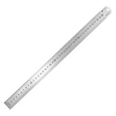Youngbayoung 不銹鋼半永久雙面直線40cm, 銀, 1個