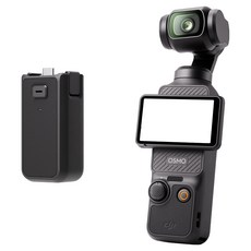 DJI Osmo Pocket 3 배터리 확장 스탠더드 액션캠 + 배터리 핸들 세트, 액션캠(PP-101), 배터리핸들(단일상품)