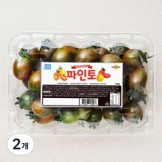 파인토 스테비아 흑방울토마토, 500g, 2팩