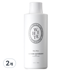 베르블랑 유아용 세탁 세제 화이트향, 1L, 2개 2개