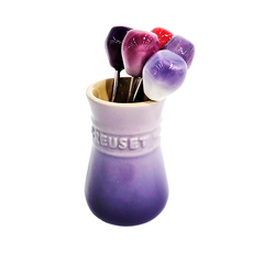 LE CREUSET 餐叉 Set 5件組 (星河紫/卡特蘭/淡粉紫/綻放粉/藍鈴紫), 星河紫 + 卡特蘭 + 淡粉紫 + 綻放粉 + 藍鈴紫, 1組